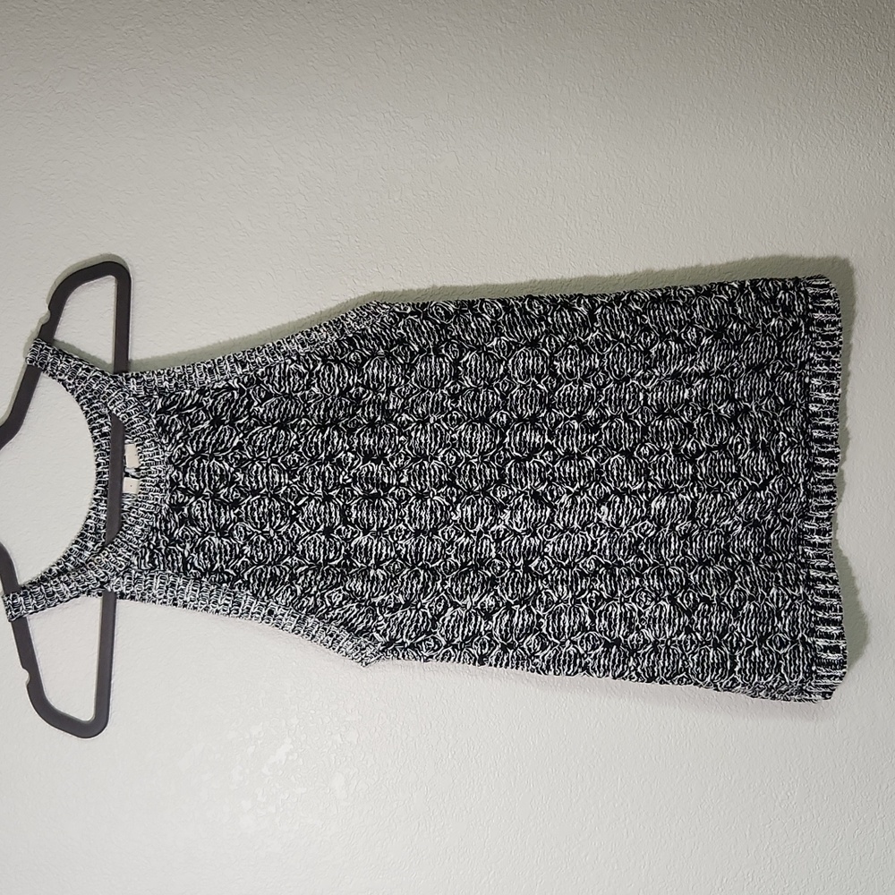 MOTH marled‎ knit high neck sweater tank top, size large